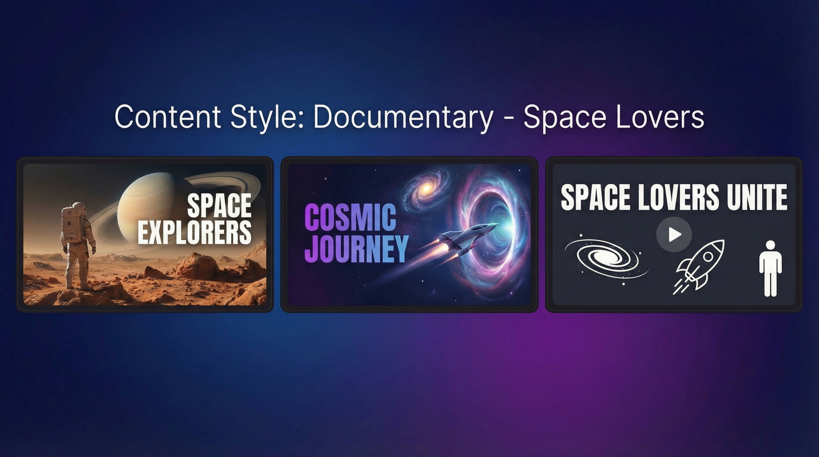 AI-generated thumbnails